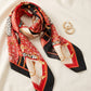 Lucrezia Silk Scarf on model