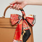 Lucrezia Silk Scarf on model
