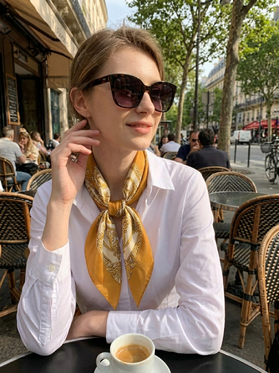 Lucrezia Silk Scarf — Oli Amore