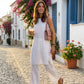 Ludovica Linen Co-Ord Set on model