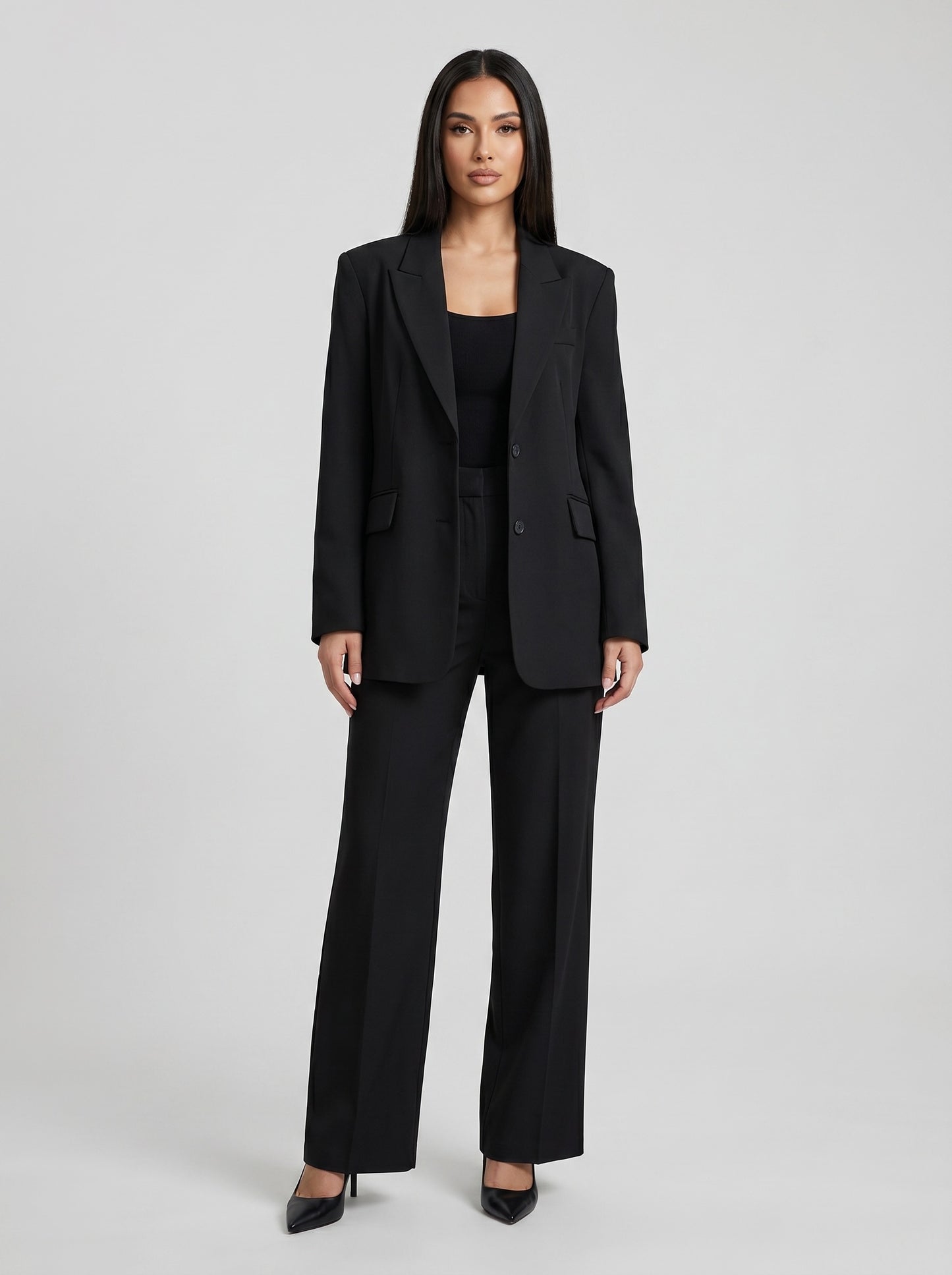 Margherita Blazer Suit Set on model