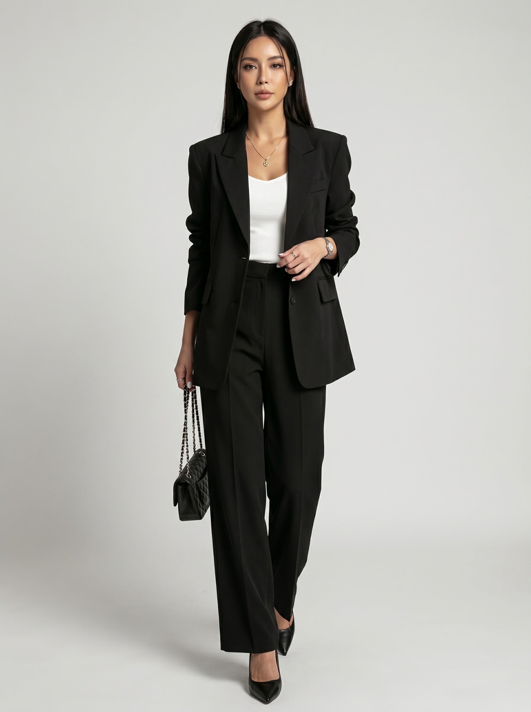 Margherita Blazer Suit Set on model