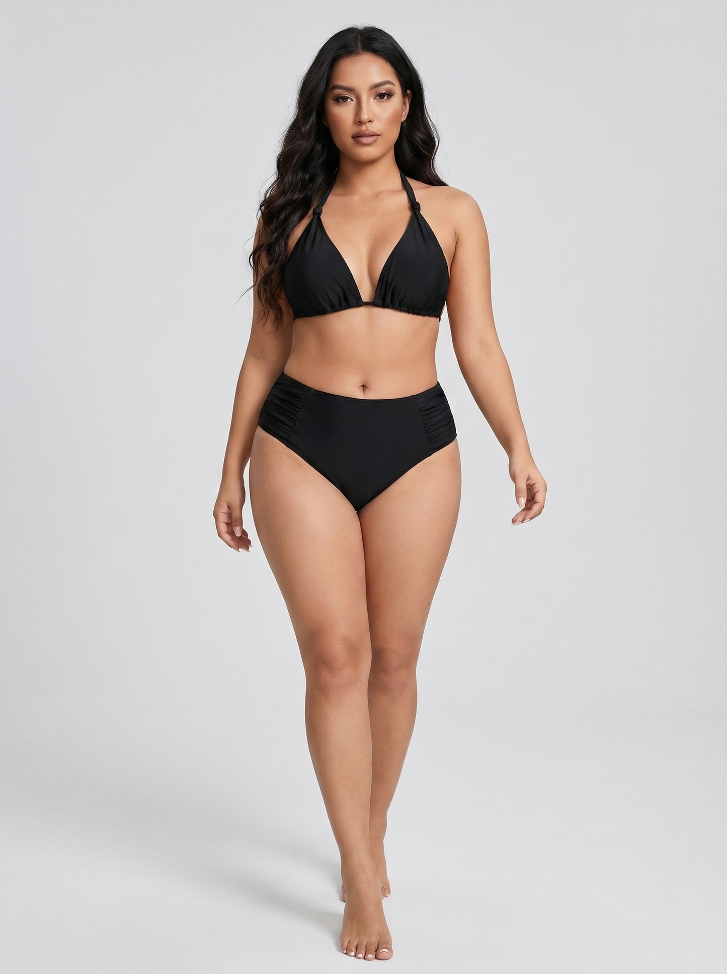 Marisa Triangle Bikini on model