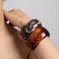 Noa Chunky Resin Bangle on model