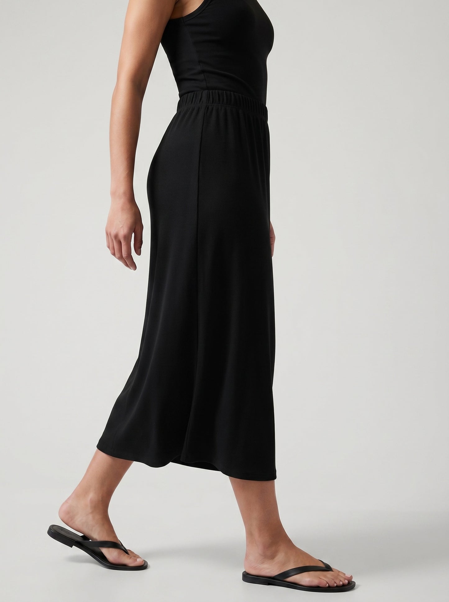 Nora Knit Midi Skirt on model