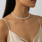 Perlina Pearl Choker on model