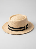 Portofino Straw Hat on model