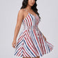 Portofino Striped Sundress on model