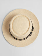 Portofino Straw Hat on model