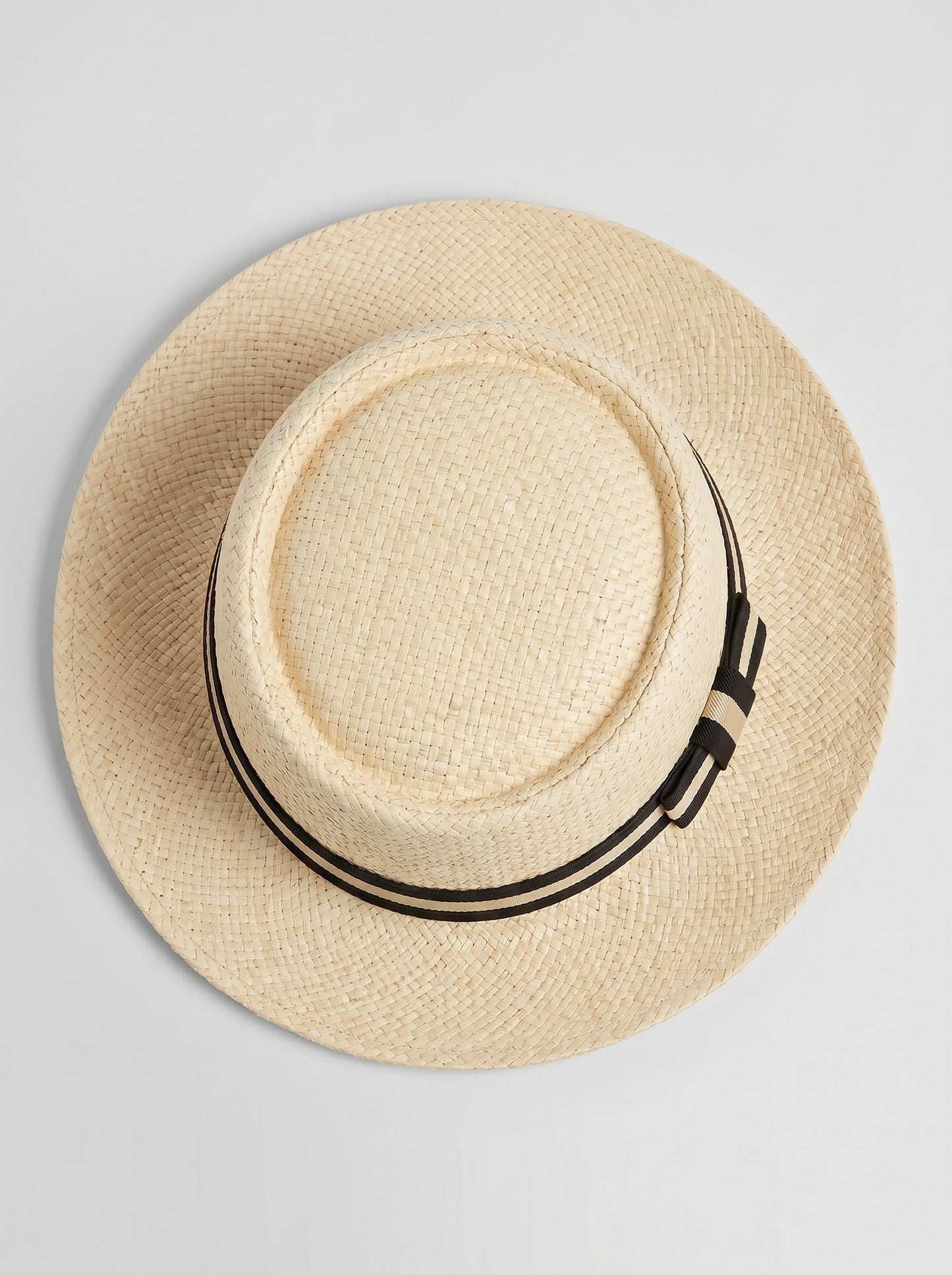 Portofino Straw Hat on model