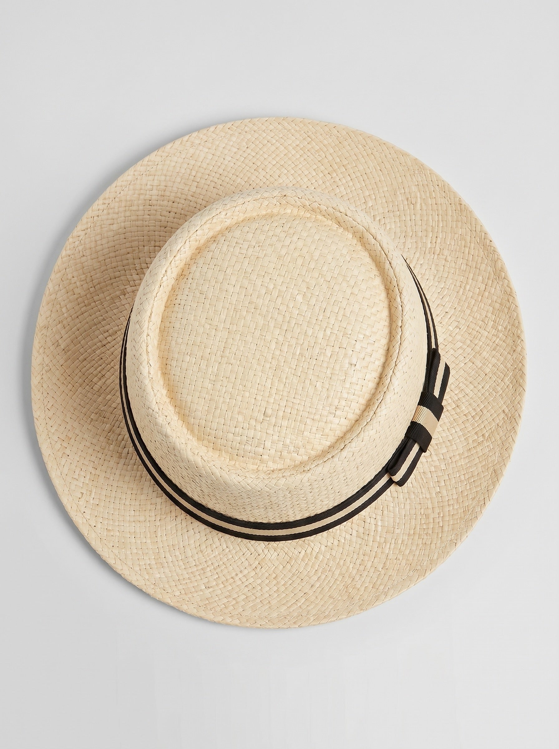 Portofino Straw Hat on model