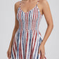 Portofino Striped Sundress on model