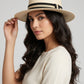 Portofino Straw Hat on model