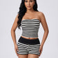 Riva Stripe Tube & Short Set on model