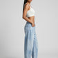 Romina Barrel Leg Jeans on model