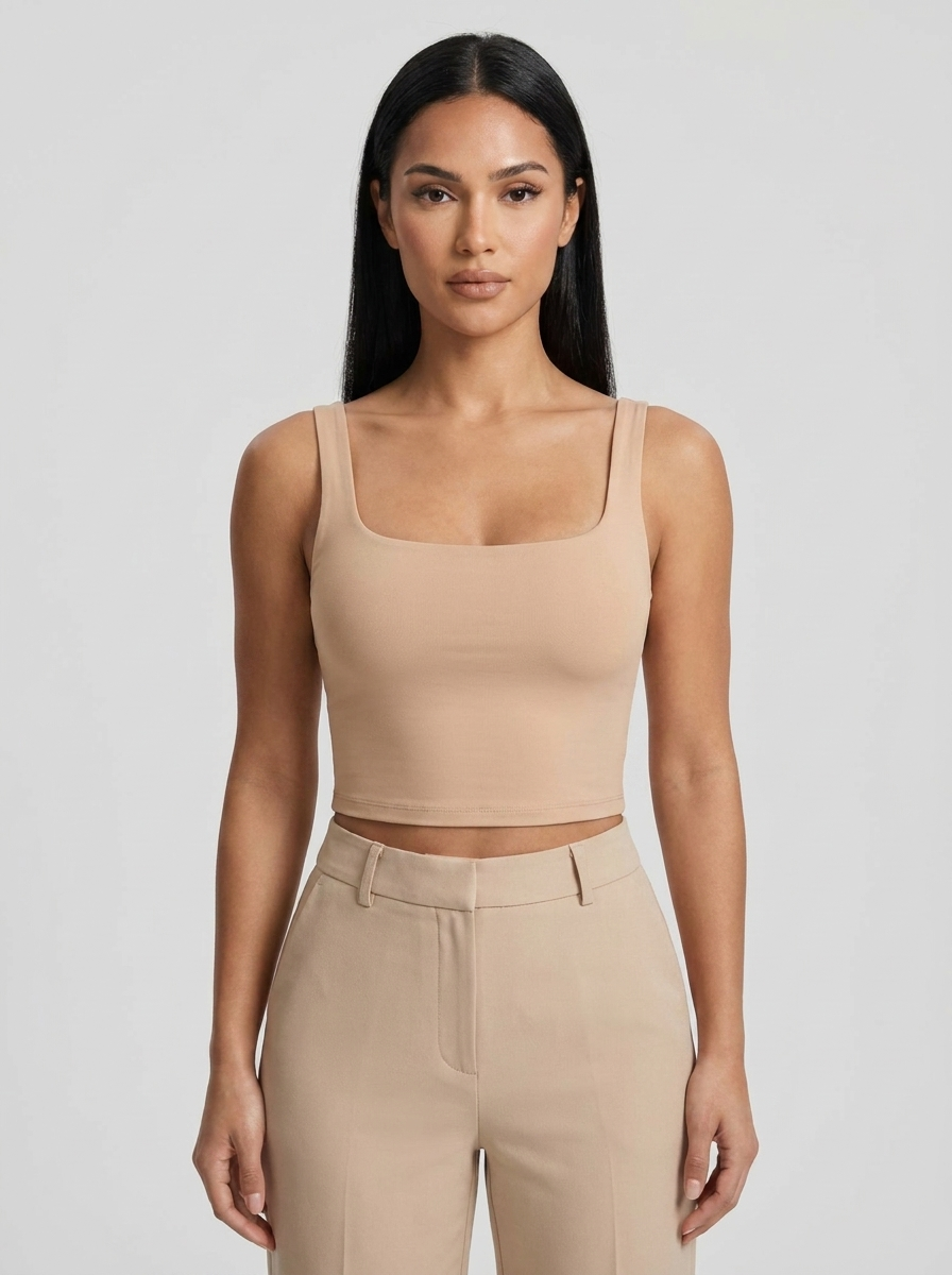 Romy Square-Neck Tank Top — Oli Amore