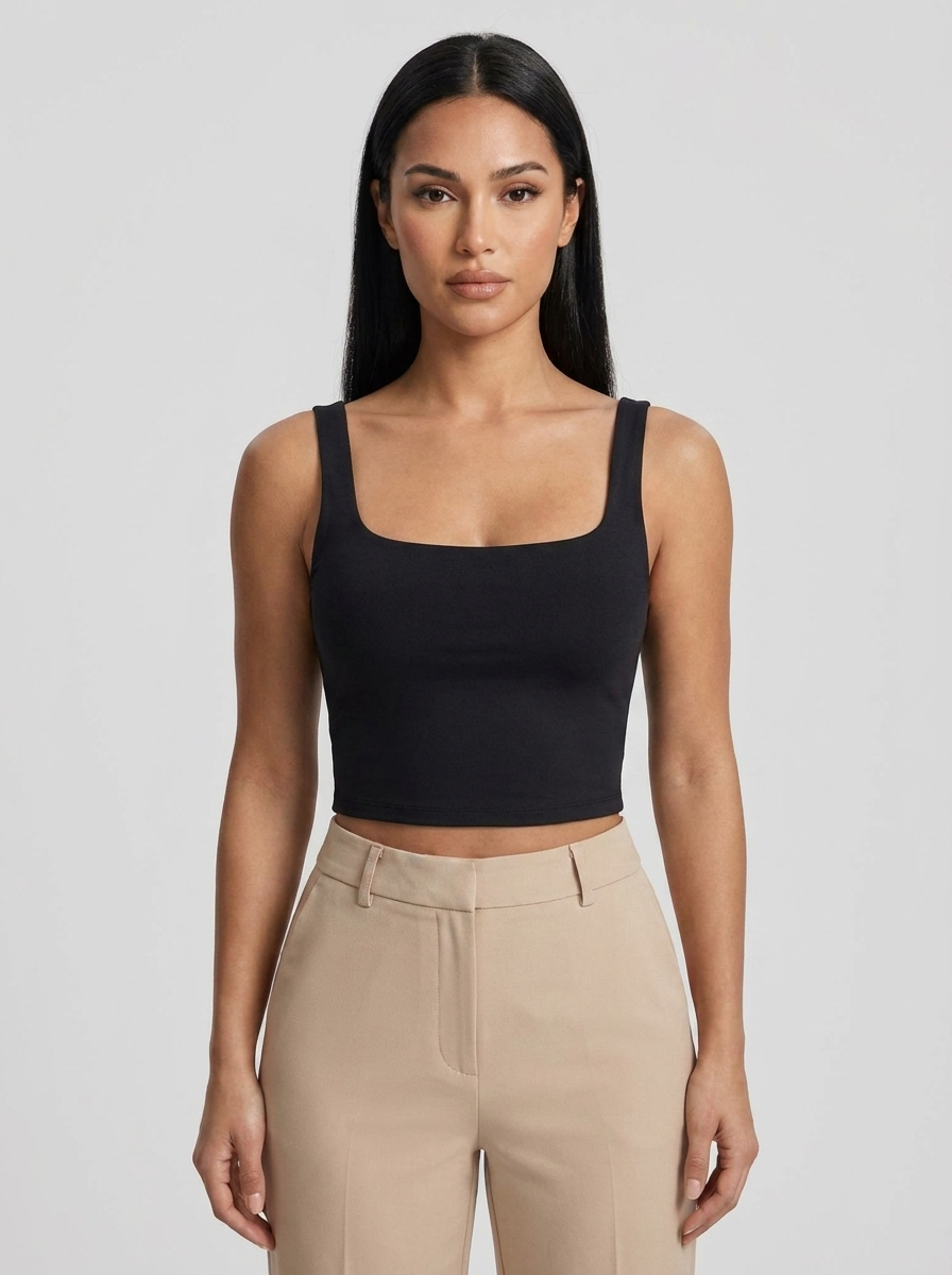 Romy Square-Neck Tank Top — Oli Amore