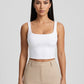 Romy Square-Neck Tank Top on model