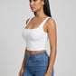 Romy Square-Neck Tank Top on model