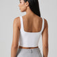 Romy Square-Neck Tank Top on model