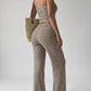 Serena Striped Two-Piece Set on model