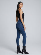 Sienna High-Rise Skinny Jeans on model
