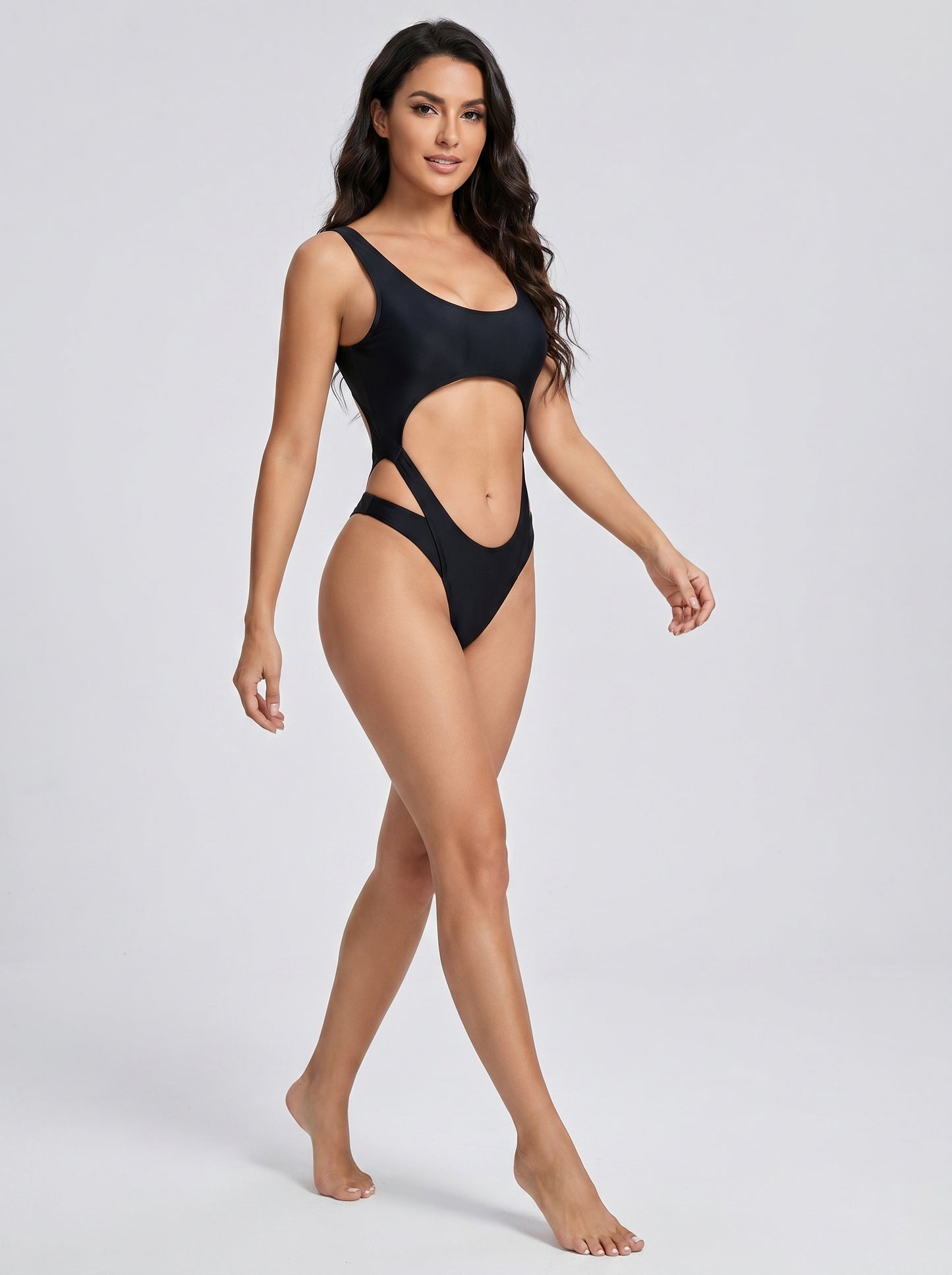 Sirena Scoop One-Piece Swimsuit on model