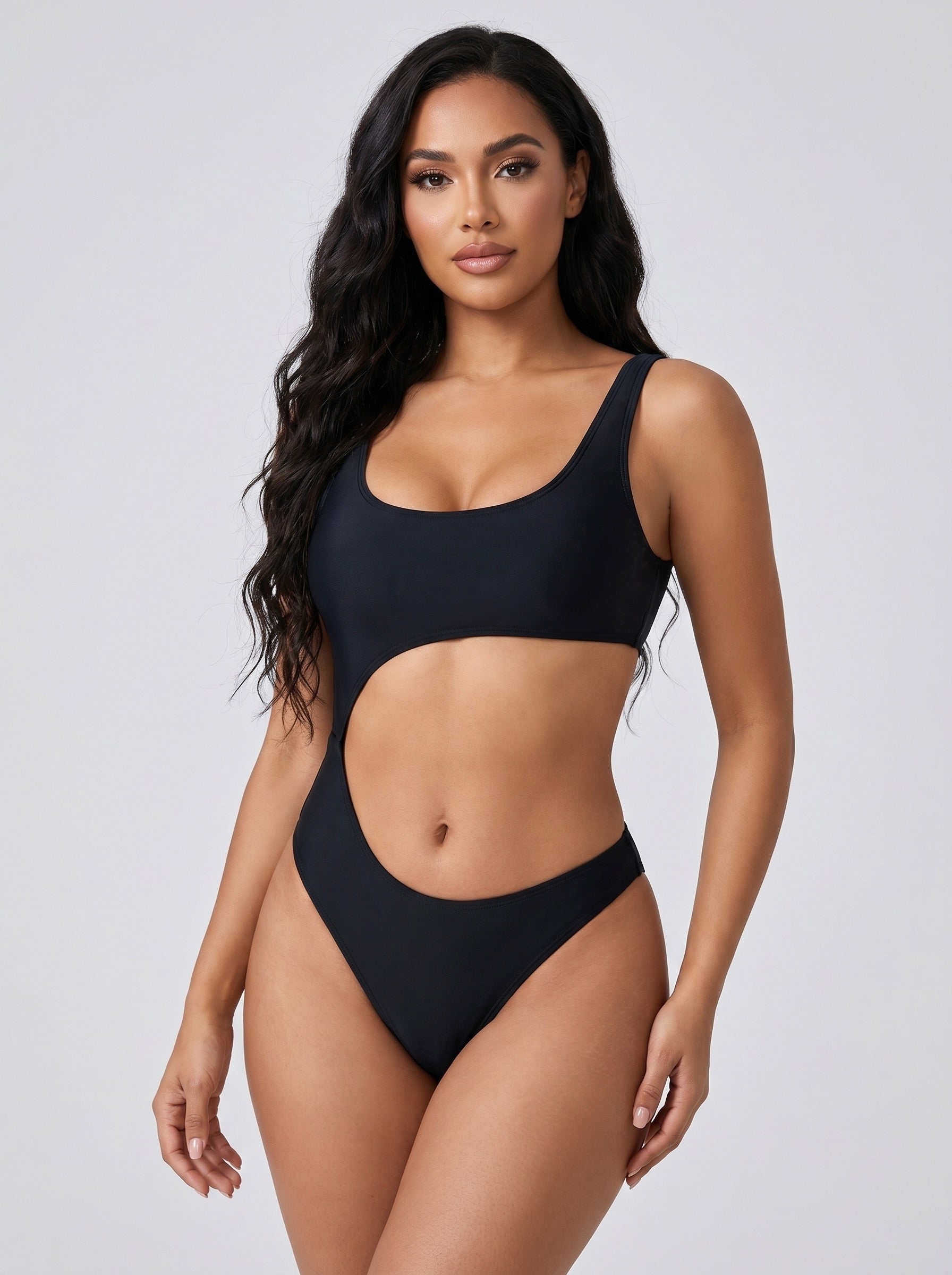 Sirena Scoop One-Piece Swimsuit on model