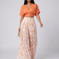 Solana Wrap Top & Palazzo Set on model