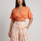 Solana Wrap Top & Palazzo Set on model