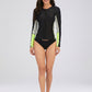 Tahiti Rashguard Tankini Set on model