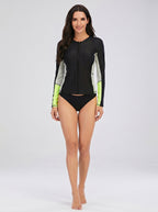 Tahiti Rashguard Tankini Set on model