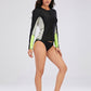 Tahiti Rashguard Tankini Set on model