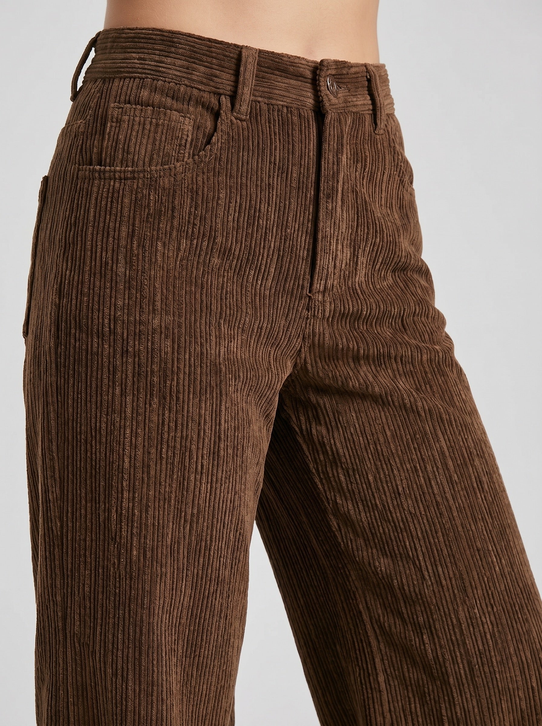 Teodora Corduroy Trouser on model