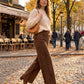 Teodora Corduroy Trouser on model