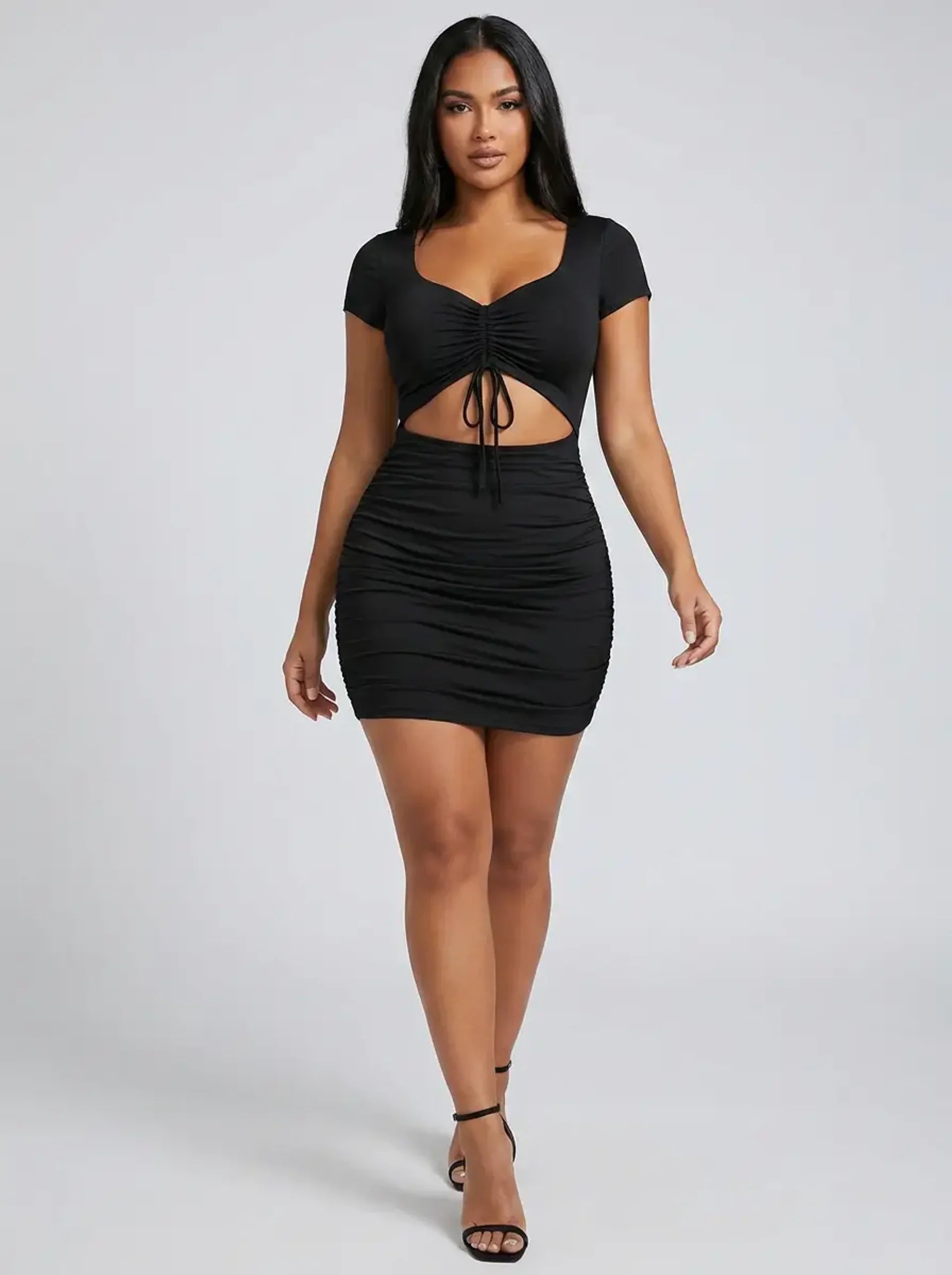 Tessa Bodycon Party Dress on model