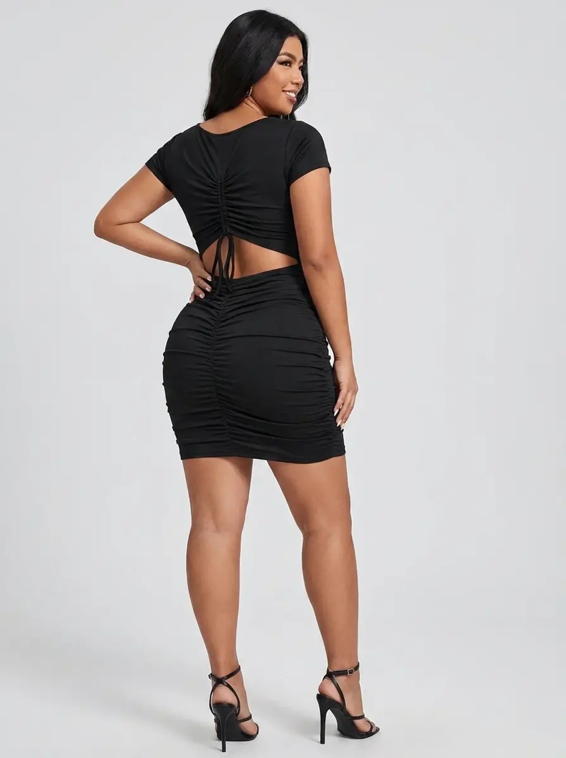 Tessa Bodycon Party Dress on model