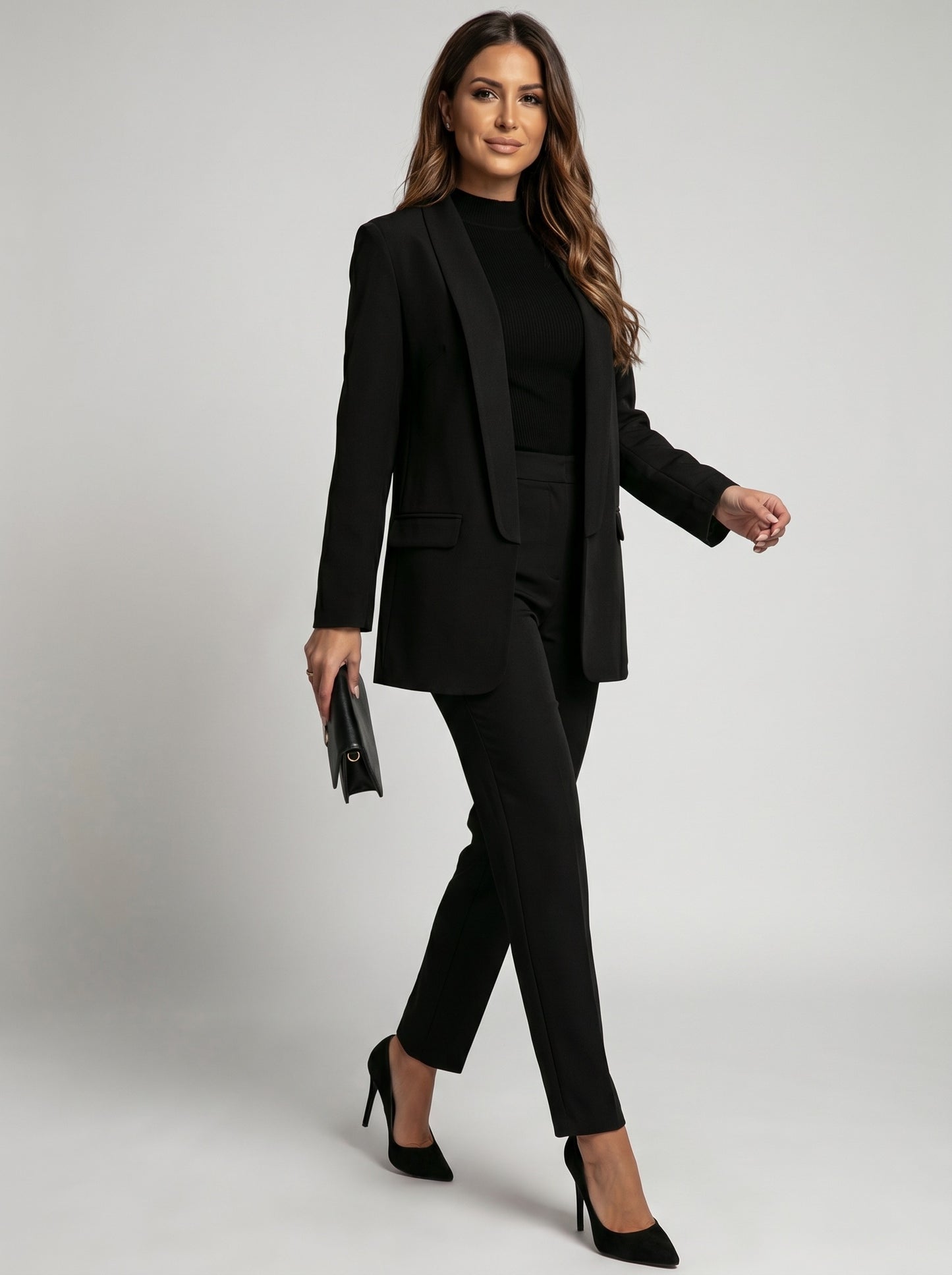 Valentina Relaxed Blazer on model